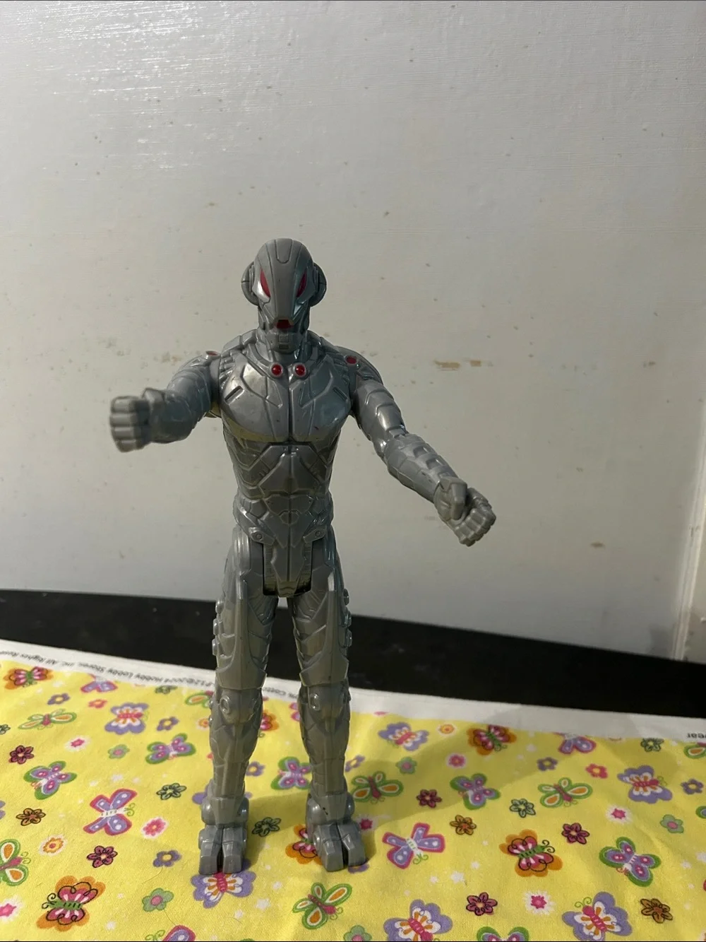 Hasbro Gray and Red Armored Action Figure